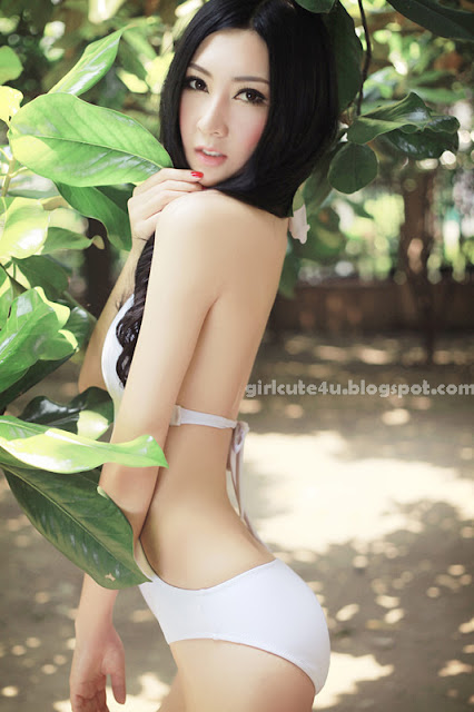 2 Maggie - white set-very cute asian girl-girlcute4u.blogspot.com