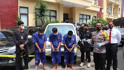 4 Pelaku Komplotan Residivis diamankan Ditreskrimum Polda Banten, 1 Otak Pencurian tewas 