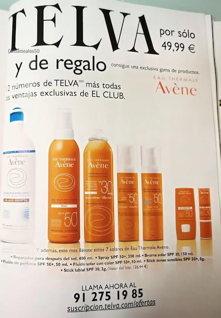 Revista Telva Cuidarsealos50