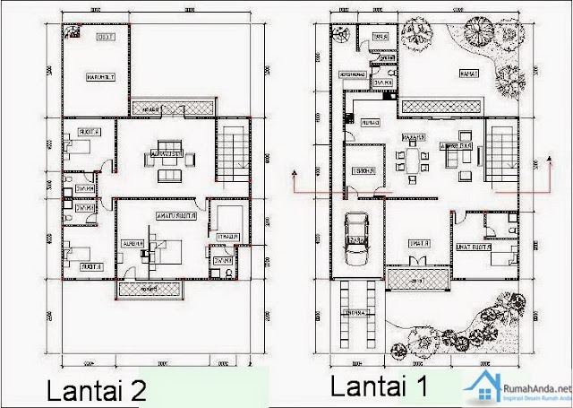 Desain rumah minimalis 2 lantai type 36/70  Harga rumah tipe