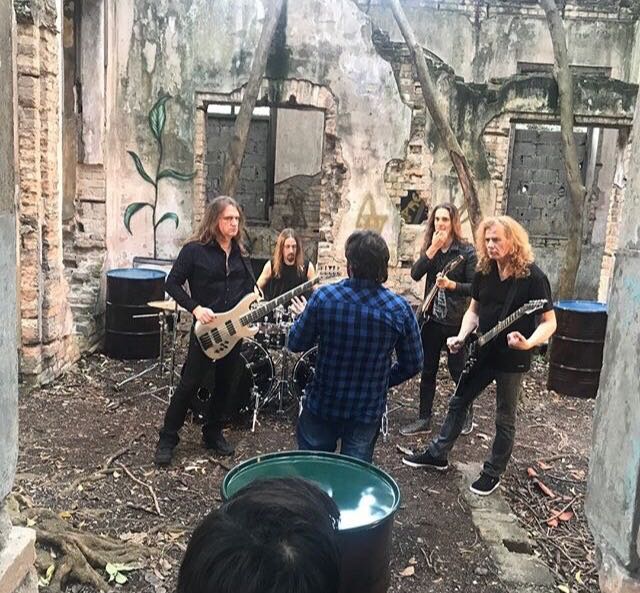 MEGADETH grava clipe na Zona Norte de São Paulo