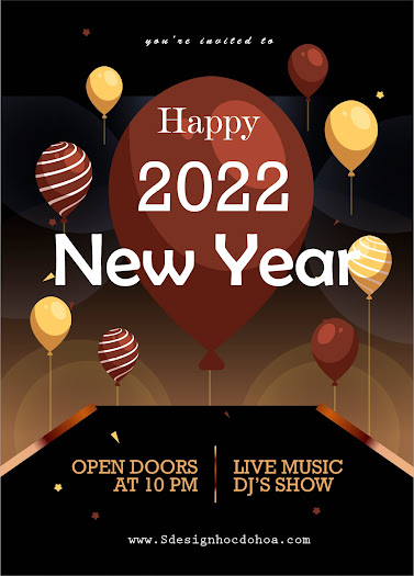 Download File Vector Happy New Year 2022 - Miễn Phí