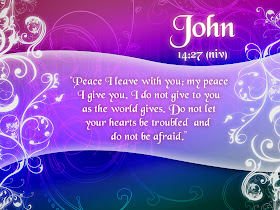 John 14:27 Desktop Background