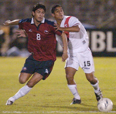 Chile y Perú en partido amistoso, 28 de abril de 2004