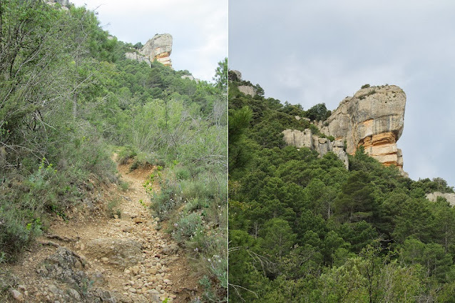 SERRA DEL MONTSANT SANTA MAGDALENA - PI DE LA CARABASSETA - TOLL DE L'OU - GRAU DEL PERET - SANTA MAGDALENA, Roca de la Punta de la Galera al Montsalt