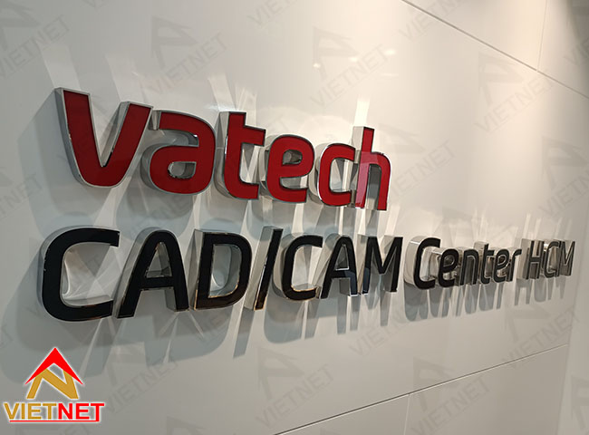 Gia công chữ nổi Vatech Cam Center HCM