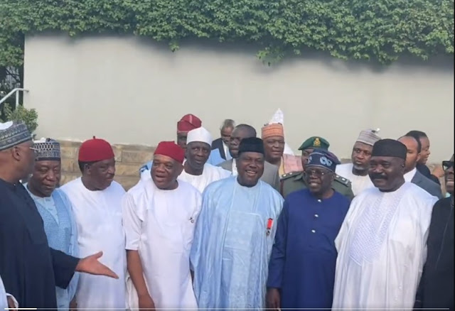 President Tinubu Meets Class Of 1999 Governors At Aso Villa