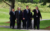 Les acteurs du G-8 réunis le 25 juin 2010.