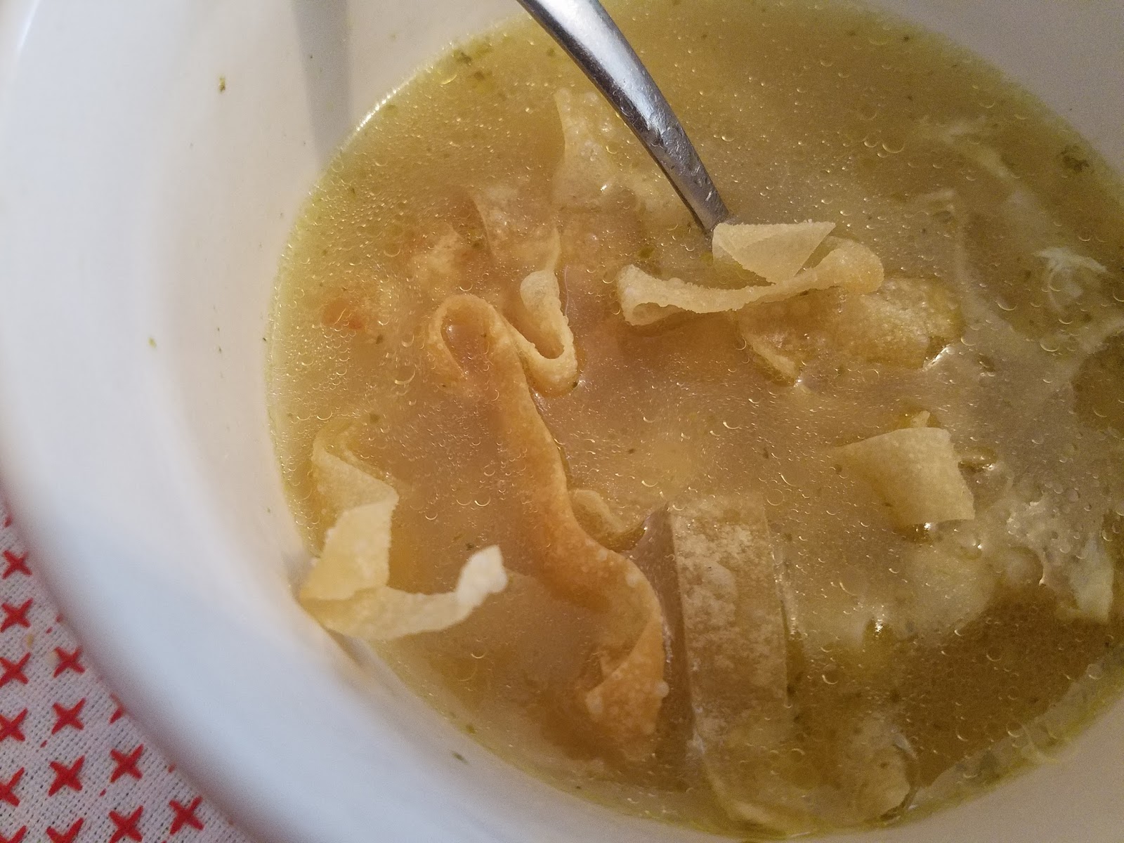 Recipes From A Country Cook Egg Drop Soup With Crispy Wonton Noodles