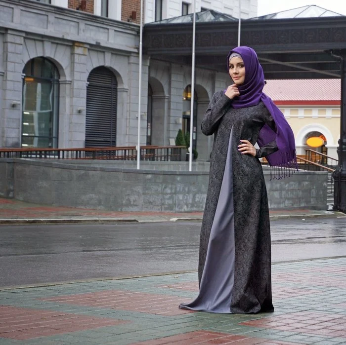 10 Rekomendasi Baju Muslim Berwarna Hitam Yang Membuat - Baju gamis warna hitam