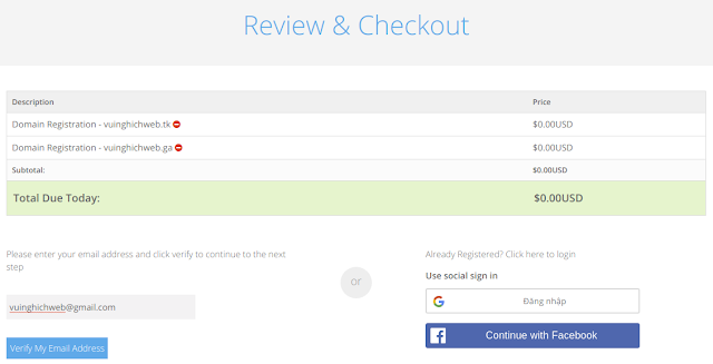 How to Register a Free Domain Name from freenom and dot.tk