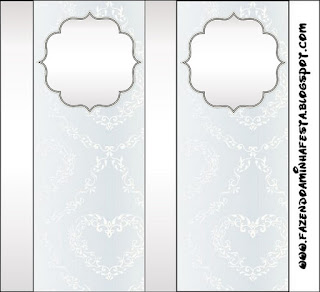 Silver  Free Printable Labels. 