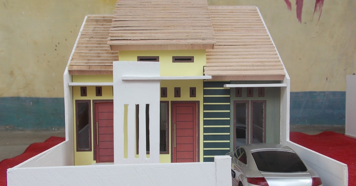 Miniatur Rumah  Minimalis  Model  miniatur rumah  minimalis  