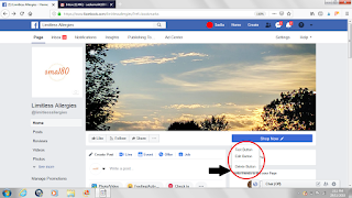 call to action button on facebook page