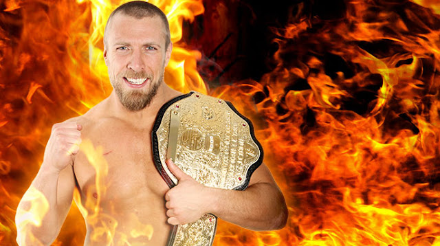 Daniel Bryan with his wwe championship belt