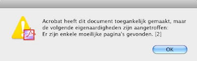 Melding: Acrobat heeft dit document toegankelijk gemaakt, maar de volgende eigenaardigheden zijn aangetroffen: Er zijn enkele moeilijke pagina's gevonden. [2]