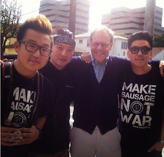 Alton Brown at Seoul Sausage