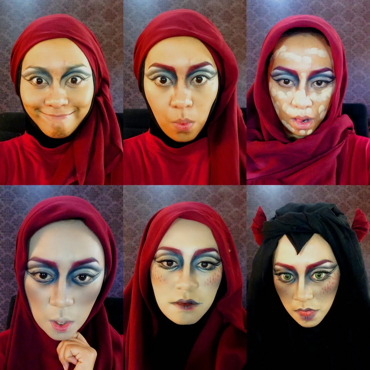 Ini Vindy Yang Ajaib Angel Vs Devil Makeup Collaboration