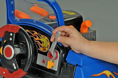 Theo Klein Service Car Station Toy, Teaches Your Child To Take Care Of a Car
