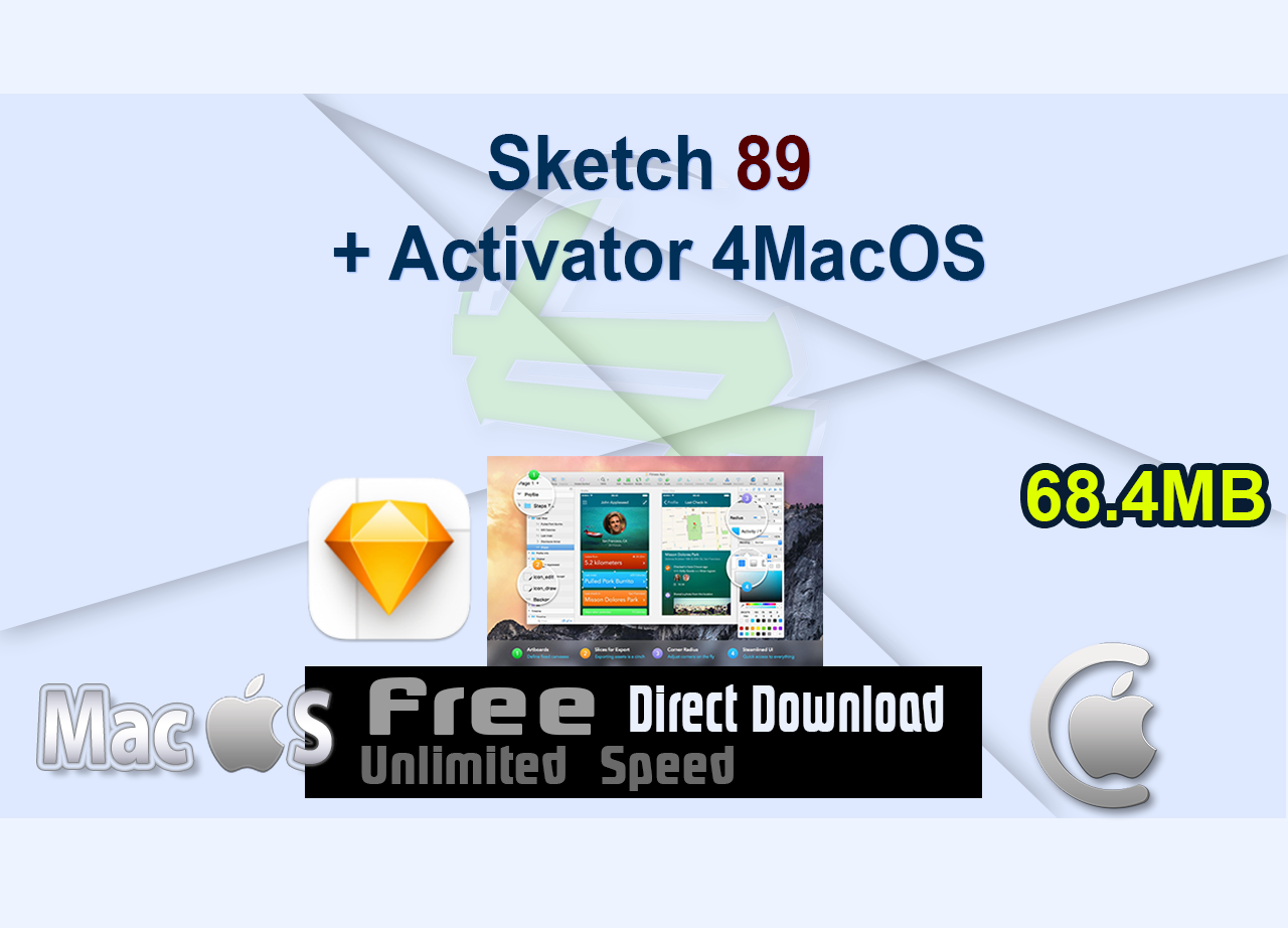 Sketch 89 + Activator 4MacOS