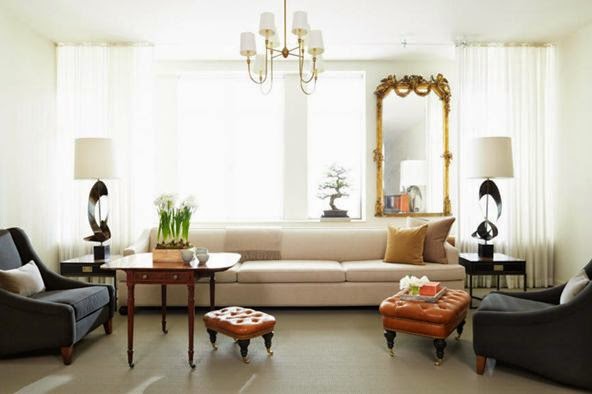 beautiful traditional style decor in a neutral gray and white color palette living room