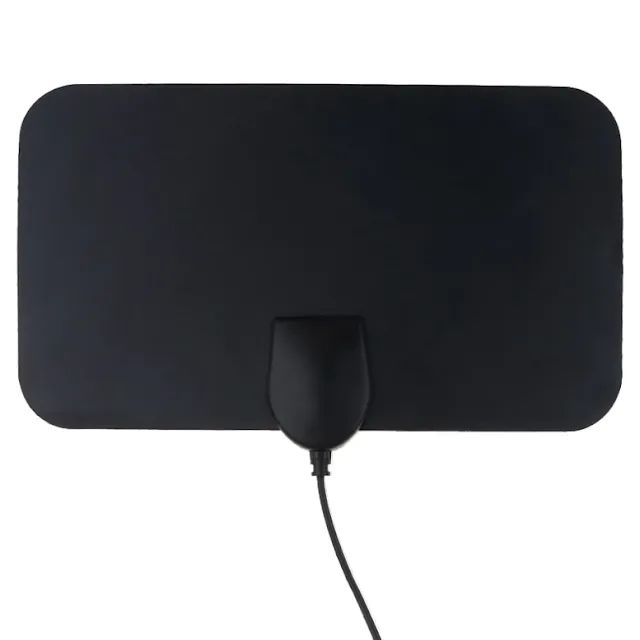 Kebidumei 2021TV Antenna 4K 25DB High GainDTV Box Digital EU Active Indoor Aerial HD Flat Design