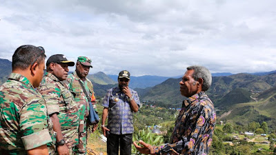 Kunker Ke Kab. Lanny Jaya, Dandim 1702/JWY Temui Bupati Dan Tinjau Kodim Baru