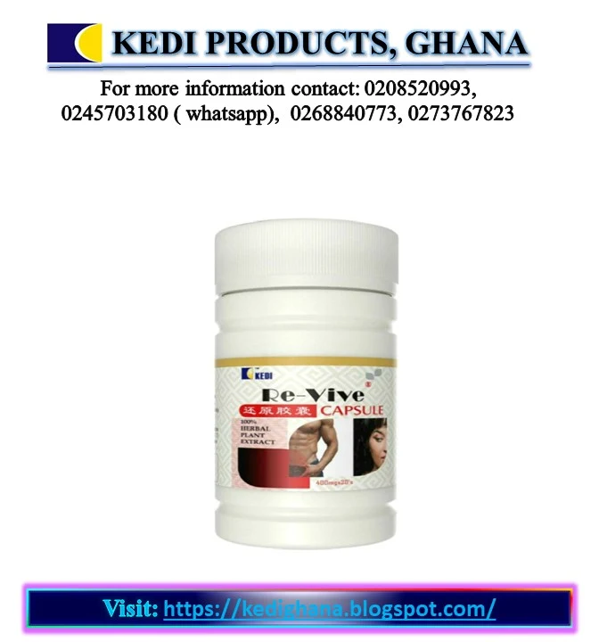 Kedi Revive Capsule contains Radix Ginseng