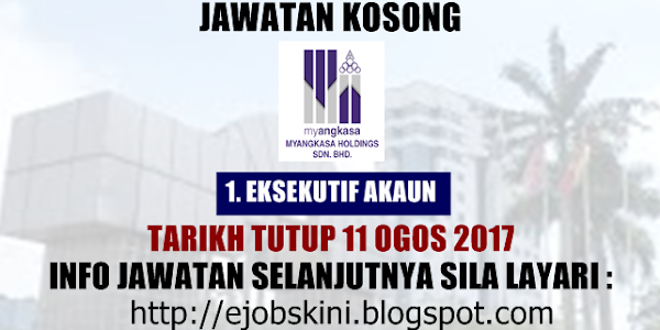 Jawatan Kosong Myangkasa Dialisis Sdn Bhd - 11 Ogos 2017