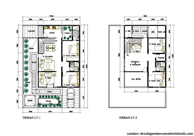  Gambar Desain Rumah Nyaman Rumamu di