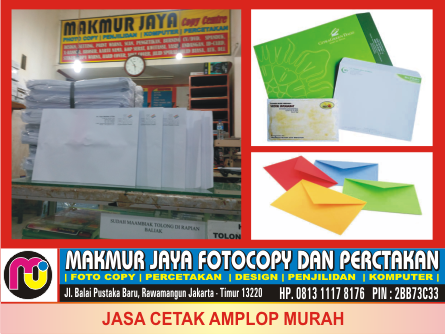 jasa cetak amplop murah 