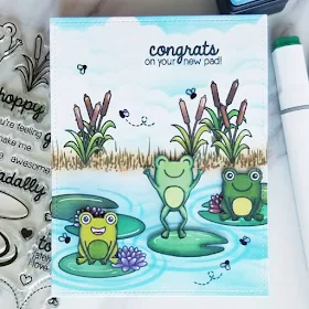 Sunny Studio Stamps: Froggy Friends Customer Card Share by Ana A