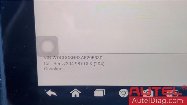 Autel Maxisys Elite ESP / ABS Module Coding On  Benz GLK350 07