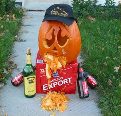 funny pumpkins. Drunk Pumpkin