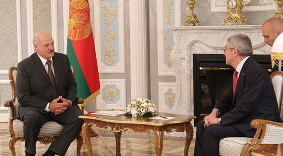 Thomas Bach Lukashenko belarus