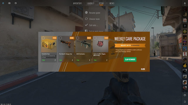 Screenshot of Weekly Care Package screen in Counter-Strike 2