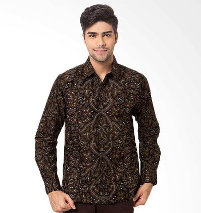 16 Model Kemeja  Batik  Pria Kombinasi  Modern Terbaik