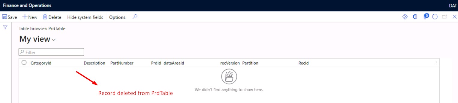 Restricted Delete Action in Dynamics 365 Finance and Operations