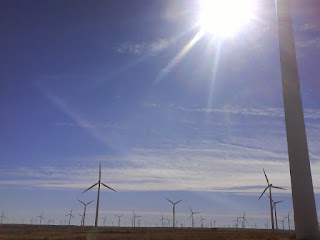 La Pana de Cadrete aerogeneradores