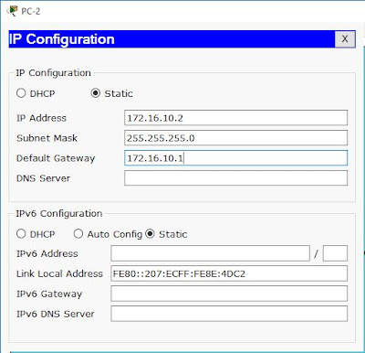  PANDUAN MUDAH KONFIGURASI CISCO PACKET TRACER  KONFIGURASI ROUTING STATIK DENGAN PACKET TRACER 