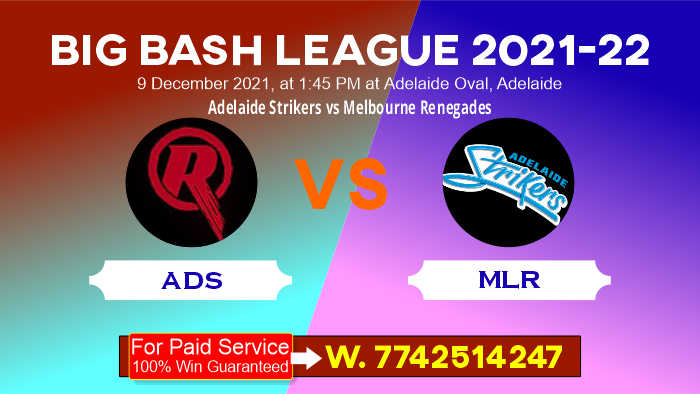 ADS vs MLR 6th T20 Match Prediction Cricline 9.12.2021 Big Bash 2021-22