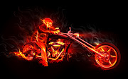 HD Wallpaper Collection (dark knight on fire bike)