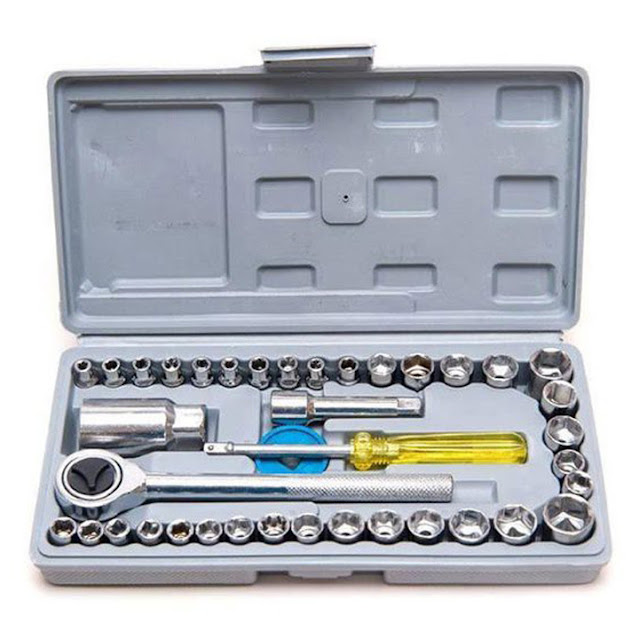 Bộ dụng cụ sửa chữa kết hợp 40 món đa năng  AiWa