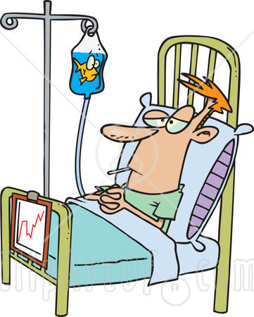 5858-Hospital-Patient-In-A-Bed-A-Fish-In-His-IV-Container-Clipart ...