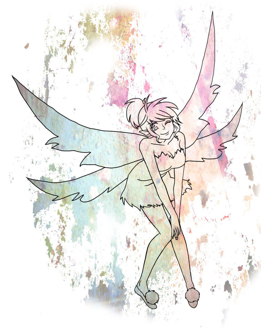 Tinker Bell texture por Roots-Love