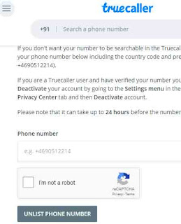 Remove Your Mobile Number Truecaller Database