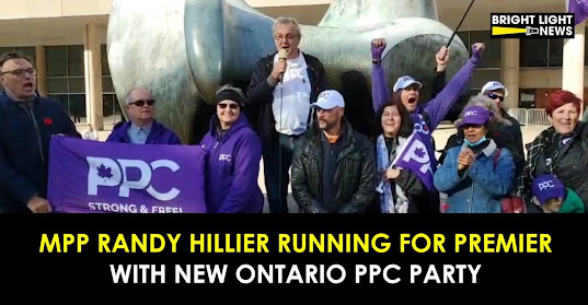 Ontario PPC Party Randy Hillier premier politics freedom bodily integrity choice sovereignty autonomy small business