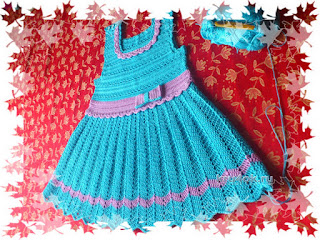 vintage crochet baby dress pattern