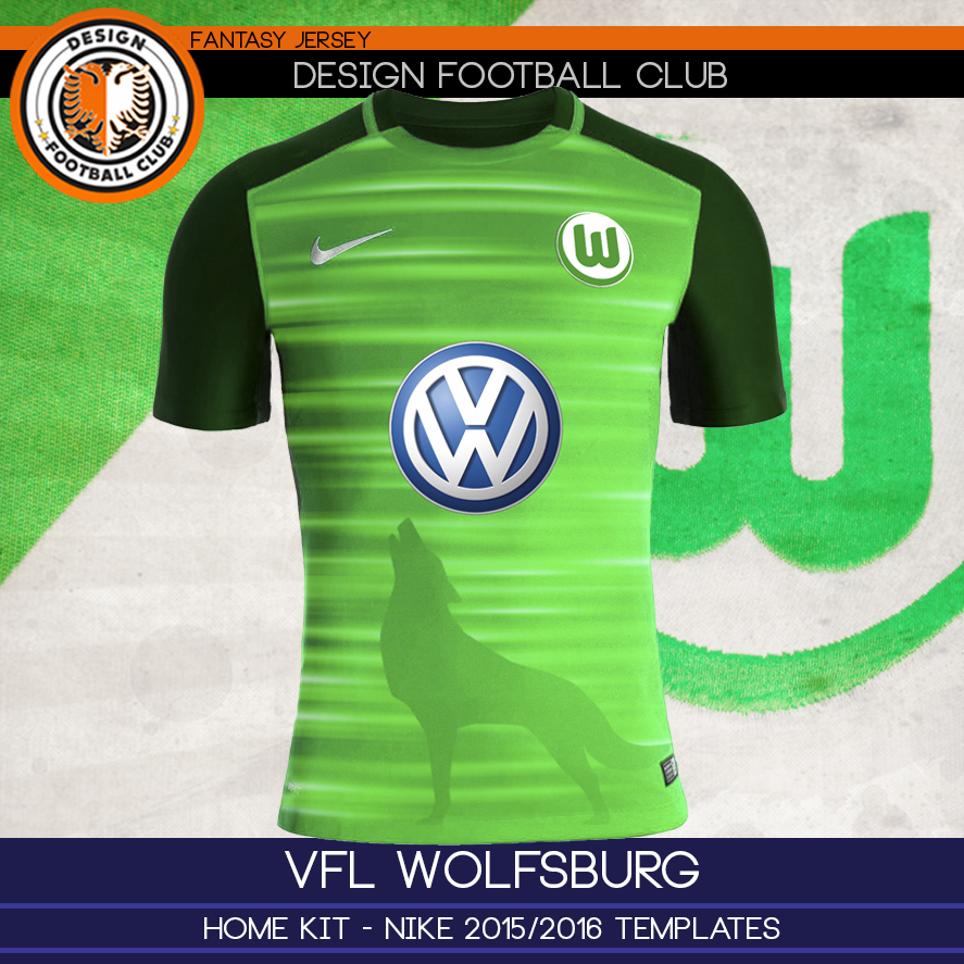 Design Football Club VfL Wolfsburg  Nike 20152016