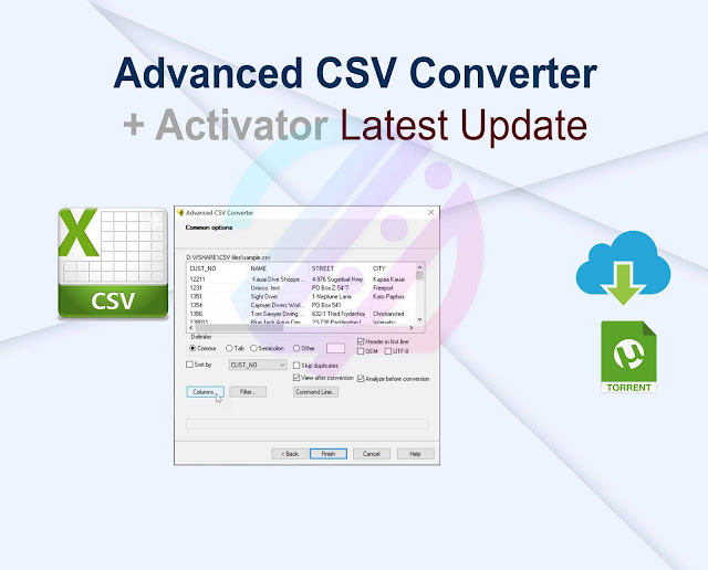 Advanced CSV Converter 7.49 + Activator Latest Update